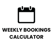 Weekly Bookings Calculator